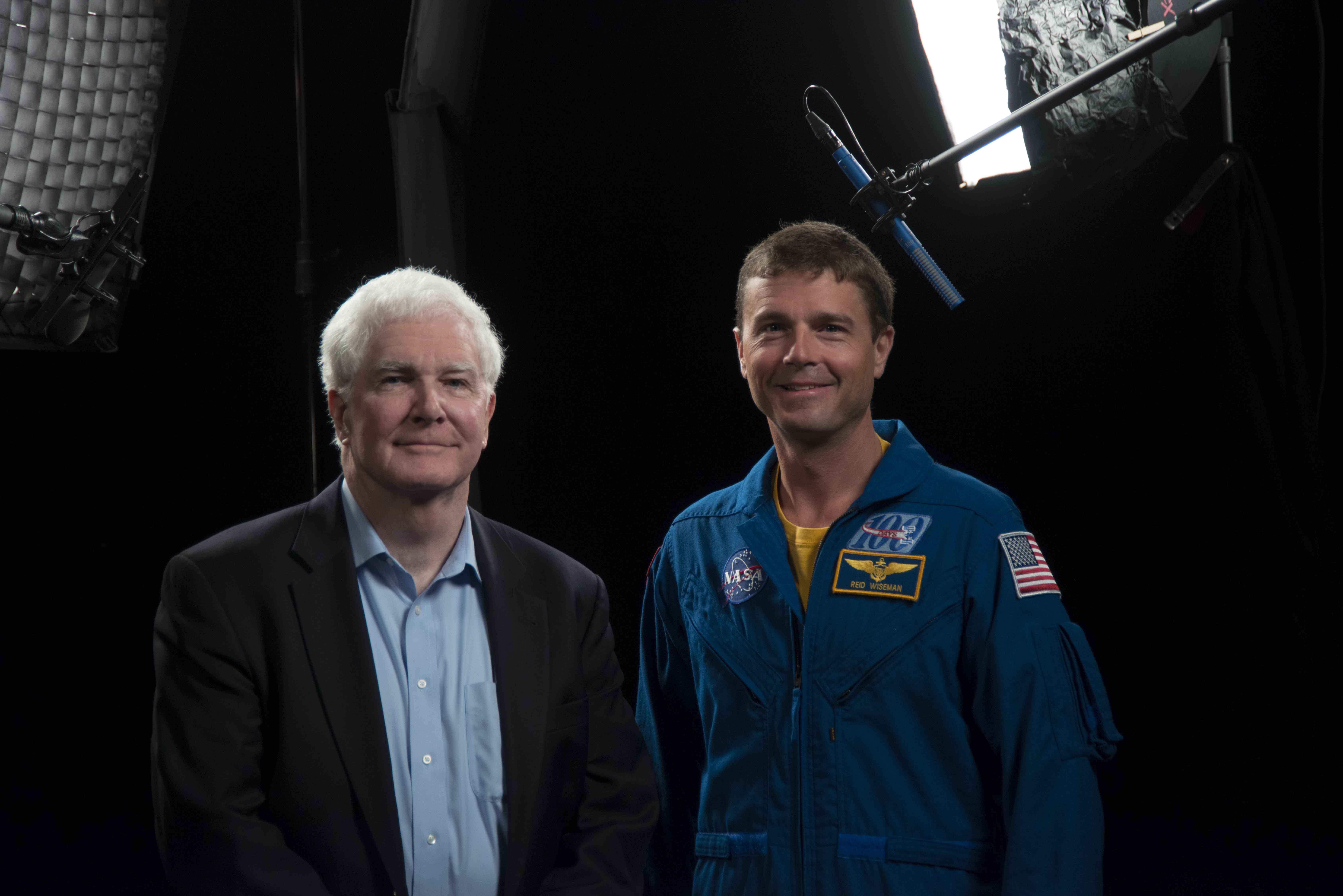 With NASA astronaut Reid Wiseman 